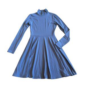Susana Monaco Blue Long Sleeve Dress